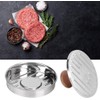 Fdit - Juego de 2 moldes antiadherentes para hamburguesas de