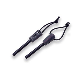 Joker Fire Steel PD01 Micarta Material Canvas Black with Red Line Tool for Fishing, Hunting, Camping and Hiking