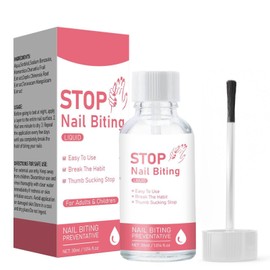 NovaCharm Nail Biting Polish for Kids, 30ML Quick Dry Nail Biting Prevention Thumb Sucking Deterrent No Bite Nail Polish for Nail Care Stop Biting Nails Repair for Damaged Nails