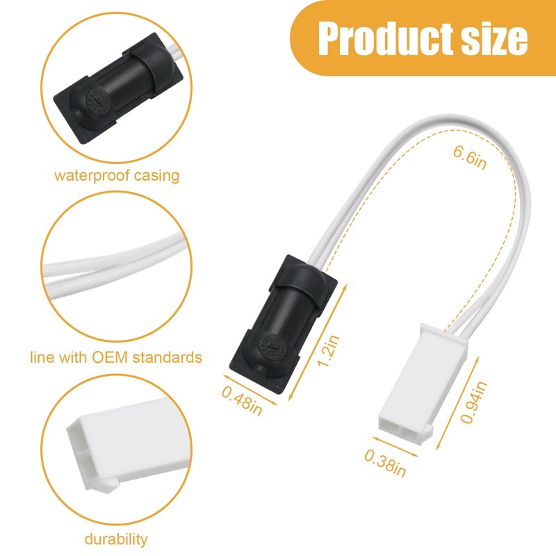 Wosijm 629409 RV Refrigerator Thermistor Sensor Compatible with Norcold RV