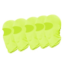 Pack of 5 Winter Green Ski Mask for Men Balaclava Ski Mask Beanie Outdoor Sports Motorcycle Face Mask
