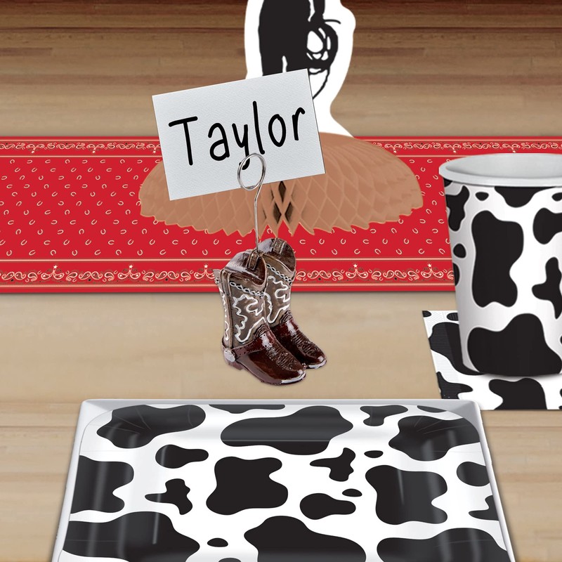 Cow Print And Design Beverage Napkins