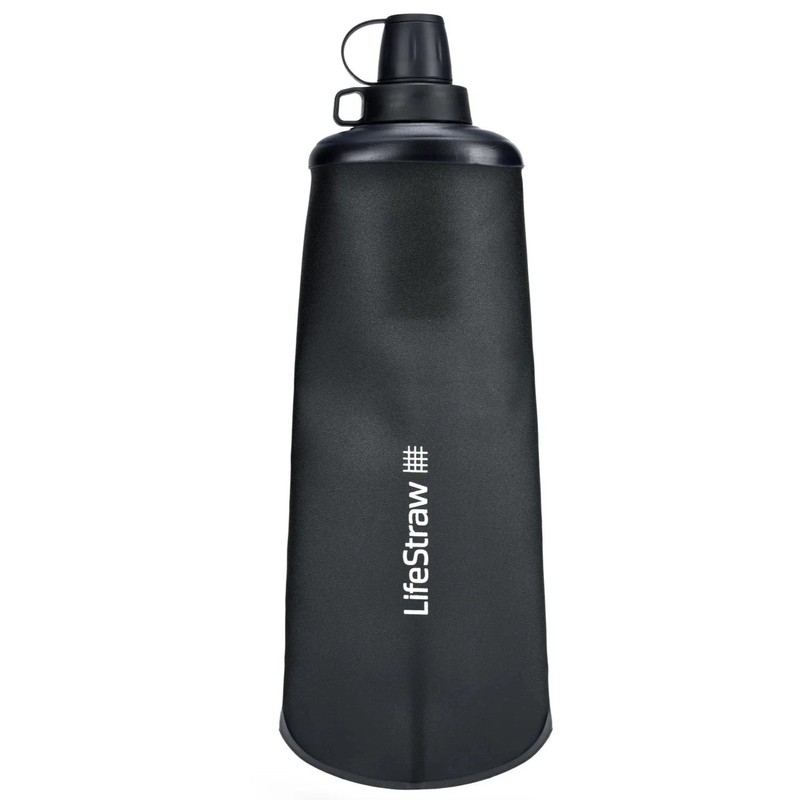 LifeStraw Peak Collapsible Squeeze Bottle 1L, Mountain Blue
