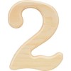 Hillman 847323 Pine House Number 2, 6.5-Inch Wood