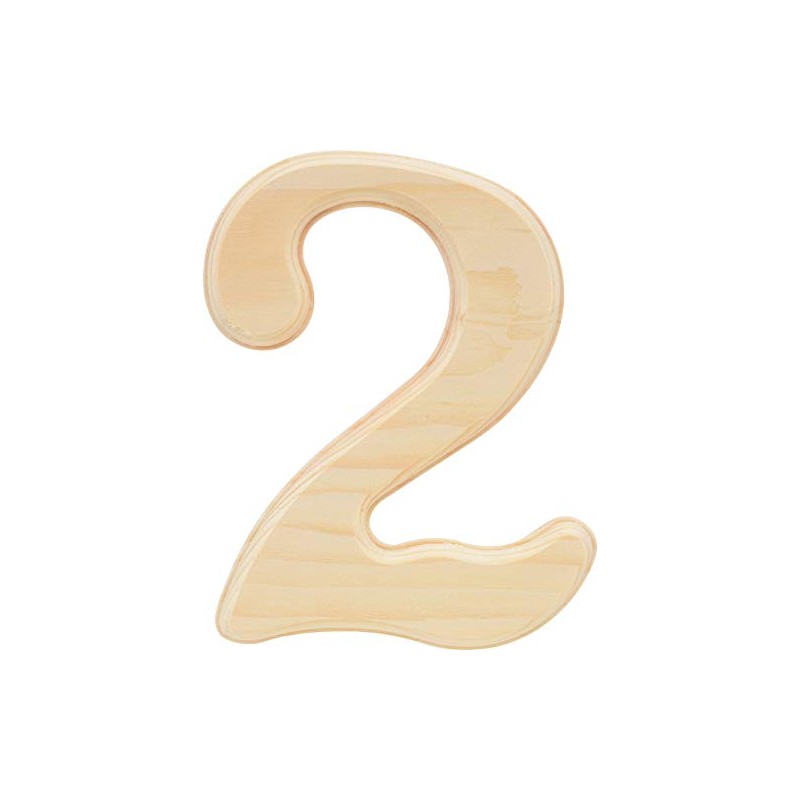 Hillman 847323 Pine House Number 2, 6.5-Inch Wood