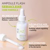 SVR SEBIACLEAR Ampoule Flash 15% Azelaic Acid Serum, Retexturises Acne-prone,