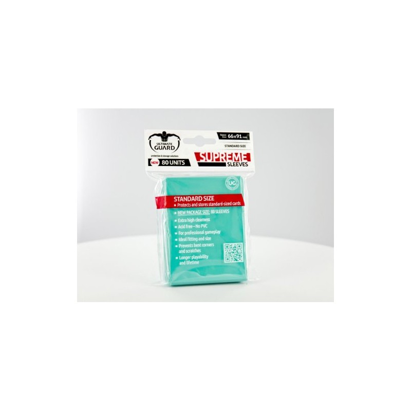 Ultimate Guard Supreme Turquoise Sleeves (80)