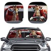 Renewold 2pcs Sunshade for Car Windshield Reflective Blocks Heat Sunlight