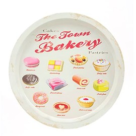 Martin Wiscombe Town Bakery Round Tray, Assorted