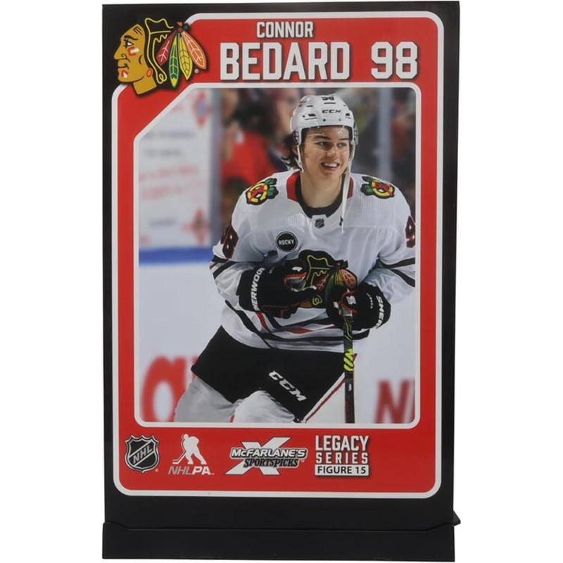 McFarlane Toys - Connor Bedard (Chicago Blackhawks), Figura de 7