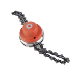 Walfront Multifunctional Spiral Chain Trimmer Head Replacement Head Garden Lawn Mower Accessories Outdoor Grass Trimmer