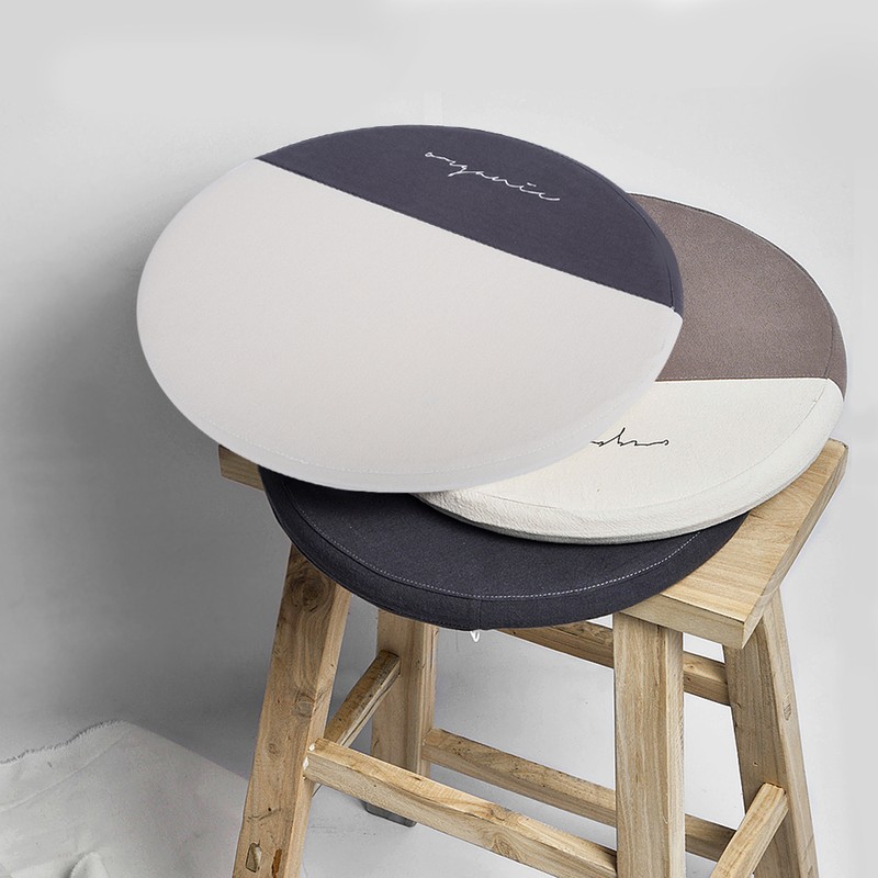 Round Memory Cotton Cushion Sofa Chair Pad Pillow for Patio