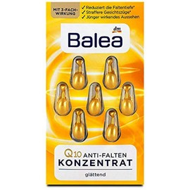 Balea Q10 Anti-Wrinkle Concentrate Pack of 8 x 50 g