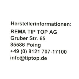 Rema Tip Top Talcum 593065 Shaker Can 500 g Asbestos Free