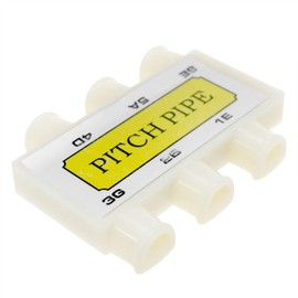 FINBe guitar pitch tube 6-tone hexarmetal reed with ABS casing suitable for 6-hole tuning flutes folk acoustic guitars classical classical harmonic flute tuner 1pcs