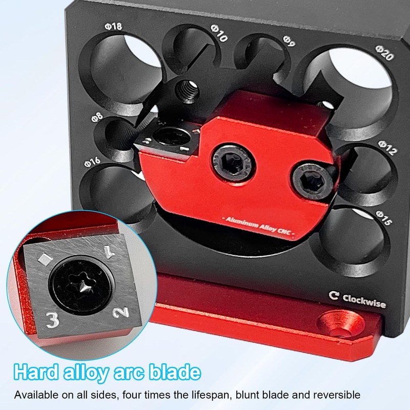 Adjustable Dowel Maker, Adjustable 8-Hole Dowel Maker Device Made of