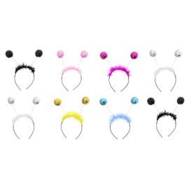 Zac's Alter Ego Pack of 8 Assorted Colour Disco Ball Head Boppers