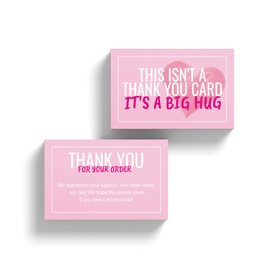 This is a big hug Card Business Thank You Card Seller Thank You Card Packaging Cards shipping supplies