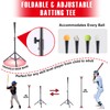 Pitrungo 7x7ft Baseball Softball Practice Net w/Large Ball Collection System