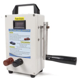 150W Hand Crank Generator, Portable Generator Hand Crank Charger Generator Emergency Power Supply, USB Vehicle Charging Generator for Outdoor Travel