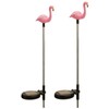 Tricod E2183 Solar Pink Flamingo Garden Stake Color Change LED