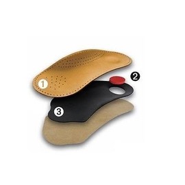 Tacco 650 3/4 Elastic Leather Insoles Footbed RelaxFlex Arch Support Orthotics for Men, Size 13