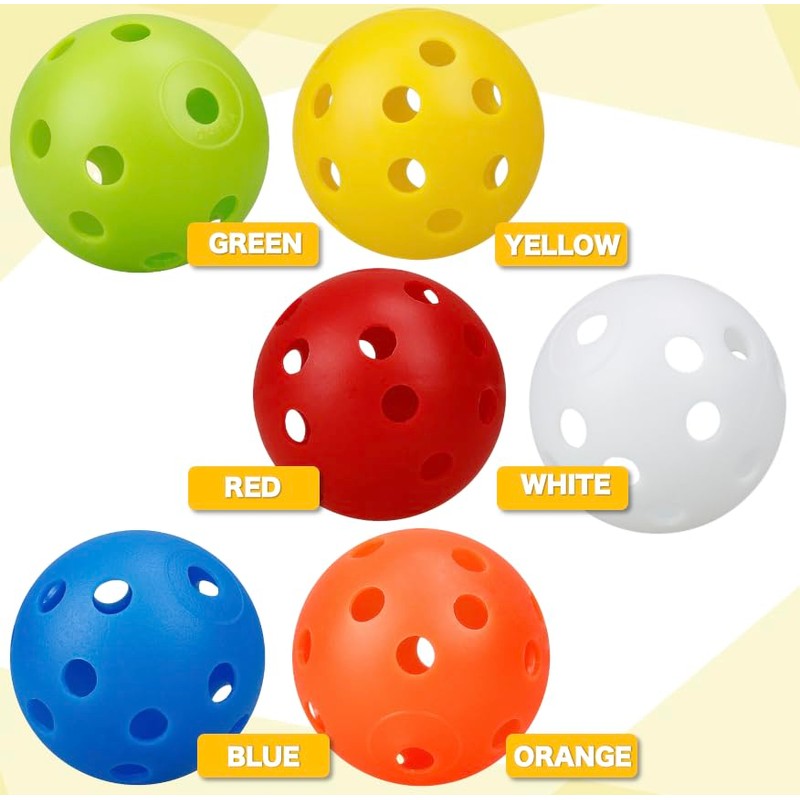 Perforated Balls, Baseball, Batting, Training Balls, Toss Batting, Teebating, Practice