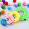 8 Pompom Maker in 4 Sizes, Plastic Pompom Machine, Hobby