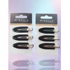 MIBELLA Set of 6 Black Metal Plastic Hair Accessories -