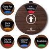 Office Private Sign, 6 Options Office Door Hanging Sign, Do