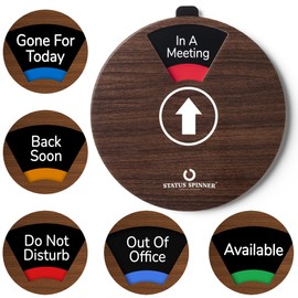 Office Private Sign, 6 Options Office Door Hanging Sign, Do Not Disturb Sign for Office, Please Knock office door signs