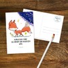 Postcard Fox Mouse – Thanks I Always Have The Right