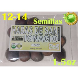 Green Remedios Haba o Semilla de San Ignacio 1.5oz (12 a 14 Habas Enteras) Ignatius Bean !!!