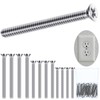 Ripeng 30 Pieces Extra Long Outlet Screws Machine Long Electrical