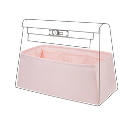 DGAZ Silk Purse Organizer Insert For Hermes Kelly Danse 22 bag，Silky Smooth Bag Organizer，Luxury Handbag & Tote Shaper（Pink，22）