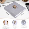 Photo Album 4x6 600 Photos with Writing Space Linen Cover