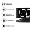 Sharp Home LED Digital Alarm Clock – Swivel Base -