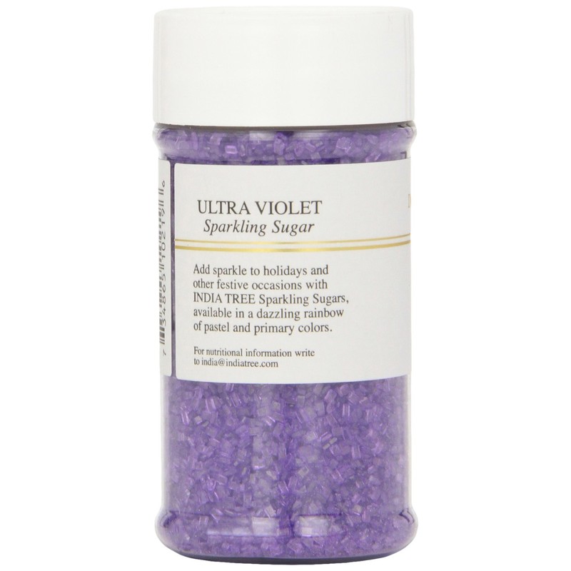 India Tree Violet Sparkling Sugar, 3.5 oz