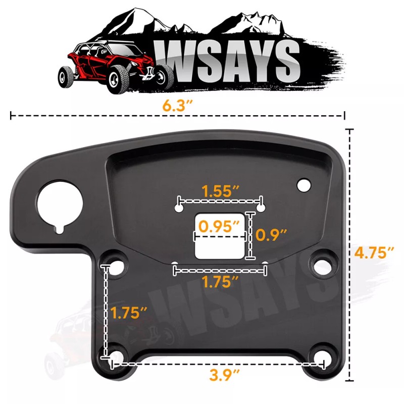 WSAYS For Yamaha Raptor 700 WSAYS 7/8" 1 1/8" Handlebar