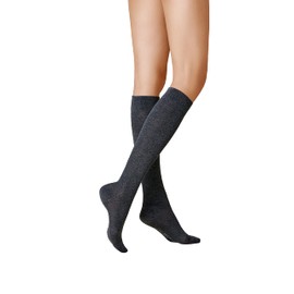 Kunert Women's Knee-High Socks, Grey (Anthracite-Mel 4050), 6