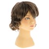 RicHyun Short Wavy Brown Kids Wig Synthetic Fluffy Boys Wig