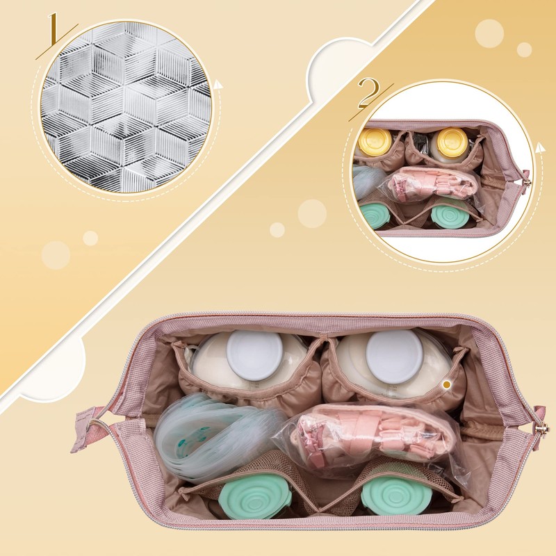 Fasrom Portable Breast Pump Bag Compatible with Elvie Pumps Pump