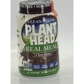 Clean Vegan Plant Head Real Meal | Chocolate | 15 servings