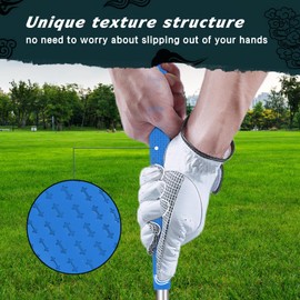 BYBOMYA - Juego de 8 empuñaduras de golf cómodas de goma suave con diseño de cono bajo, experiencia de swing rápido para todo tipo de climas, 8 empuñaduras antideslizantes para palos de golf para