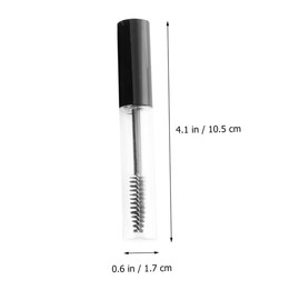 Ipetboom 10ml Diy Mascara Tubes Set 3pcs Empty Eyelash Brush Containers Cream Bottle Funnel for Travel