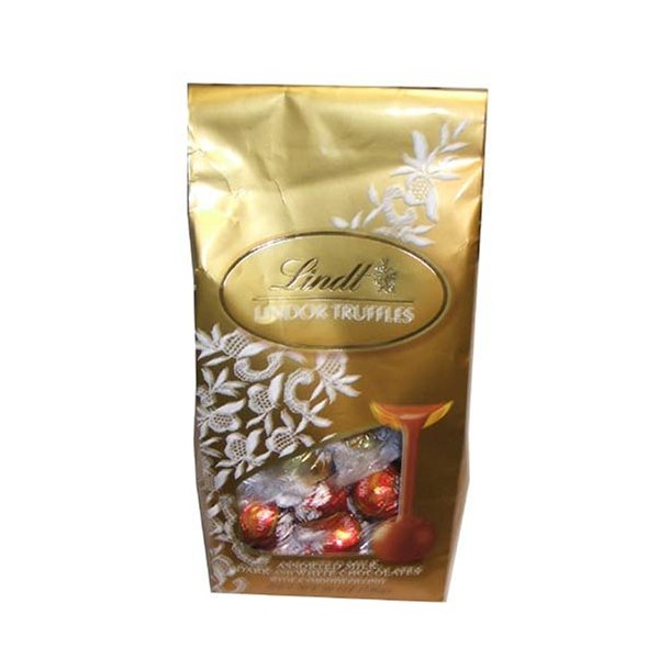Lindt Lindor Truffles, Assorted Milk, Dark and White Chocolates with a Smooth Filling-19oz. Bag(pack of 2)