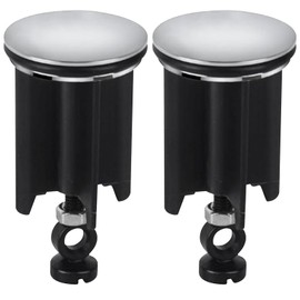 Ogetok 2PCS 40mm Pop Up Sink Plug Replacement Universal Sink Plug Drain Plug for Bathroom Kitchen Sink Toilet Height Adjustable 66mm-83mm Strong Seal