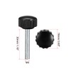 sourcing map Knurled Clamp Knob Handle Thumb Screw on Type