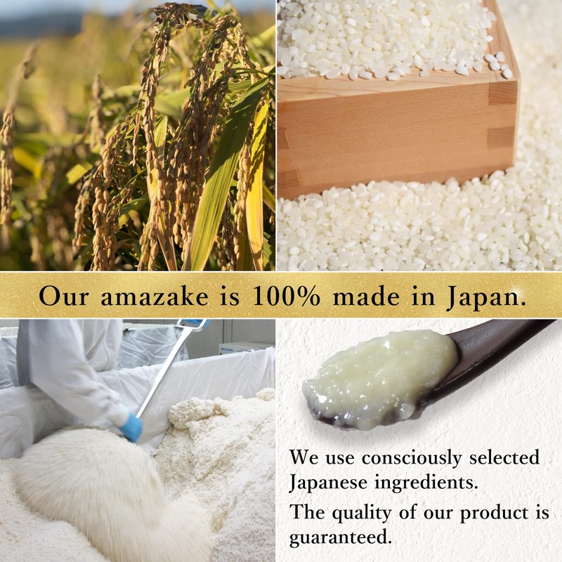 Amazake Drink From Japan made from White Koji 7.0oz-Non Alcoholic