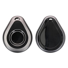 kwmobile Motorcycle Key Cover Compatible with Harley Davidson Motorcycle Key Cover - Soft TPU Scooter Key Fob Case - Black Matte/Black